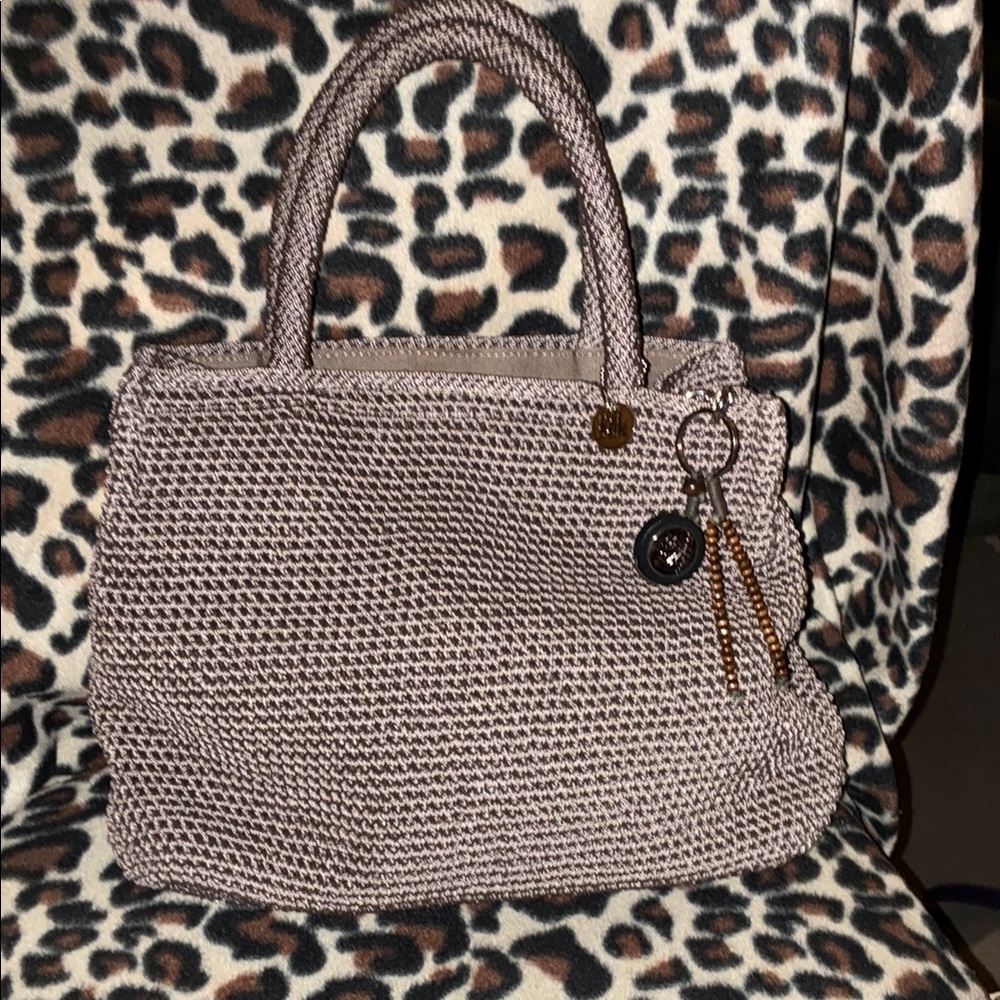 The Sak Tan Knit Tote Bag